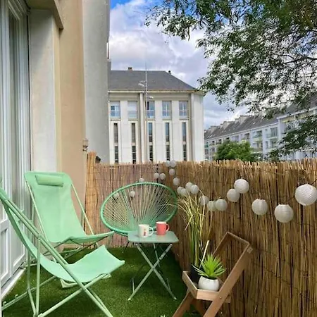 Coeur De Ville, Balcon & Parking Gratuit * サン・ナゼール